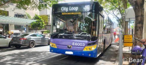 ブリスベン　無料バス　city loop