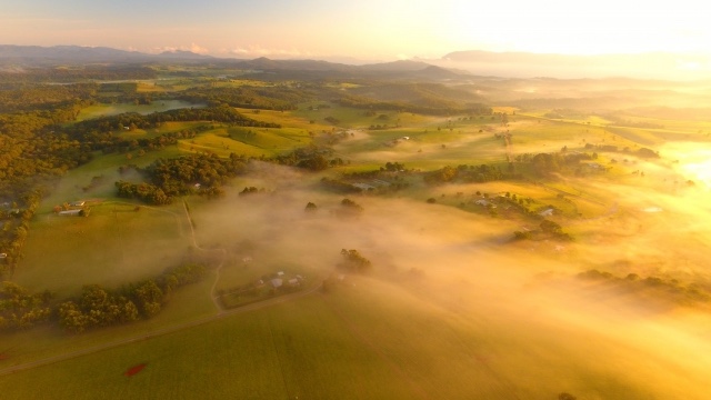 アサートン高原　熱気球